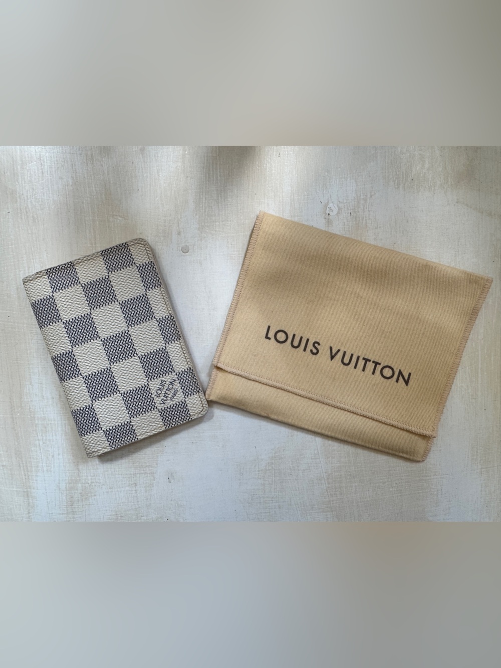 Louis Vuitton Damier Azur Pocket Organizer with COA